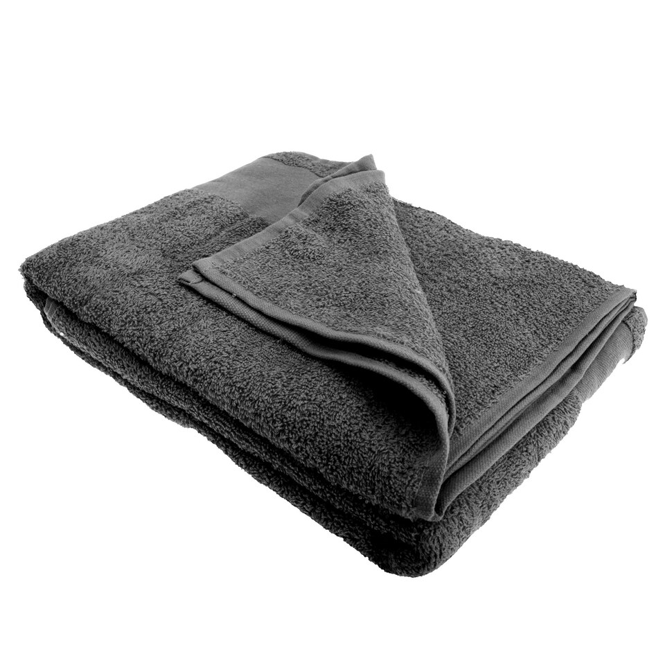 image 1 of SOLS Island 100 Bath Sheet / Towel (100 X 150cm) - Dark Grey - ONE