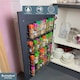 image 4 of Buckingham 4-Tier Spice Rack Cupboard Jar & Packet Organizer for Kitchen Storage 38.5 cm | Silver