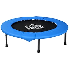HOMCOM Dia. 101cm Fitness Trampoline Exercise, Max Load 100 KG, Blue Black