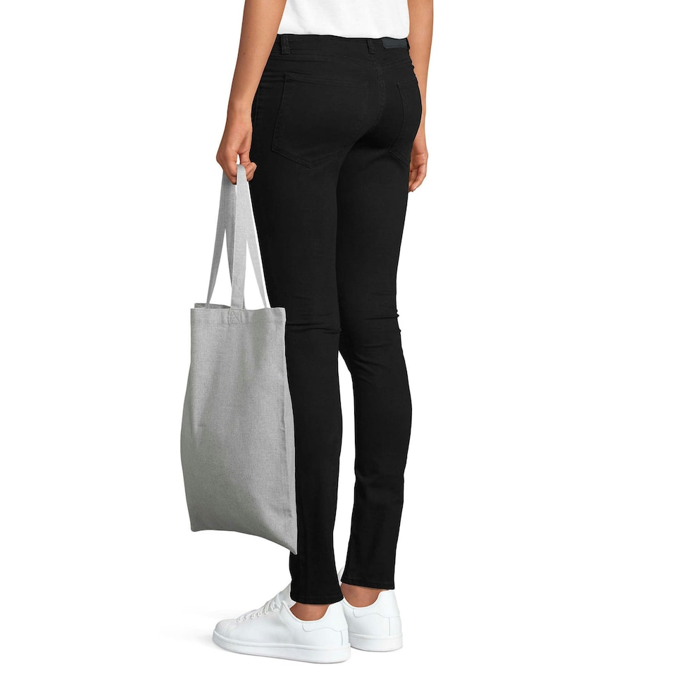 image 1 of SOLS Awake Marl Recycled Tote Bag - Grey - One Size Grey