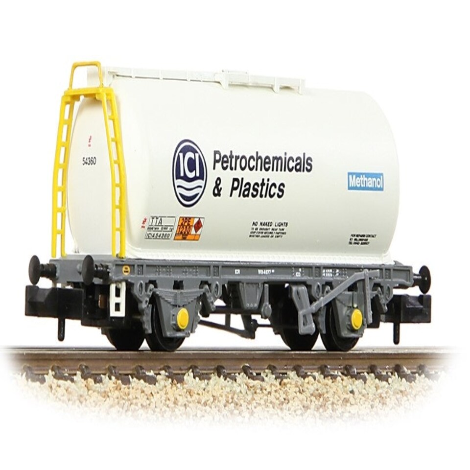 Graham Farish 45t TTA Tank Wagon ICI Petrochemicals White ICI54360