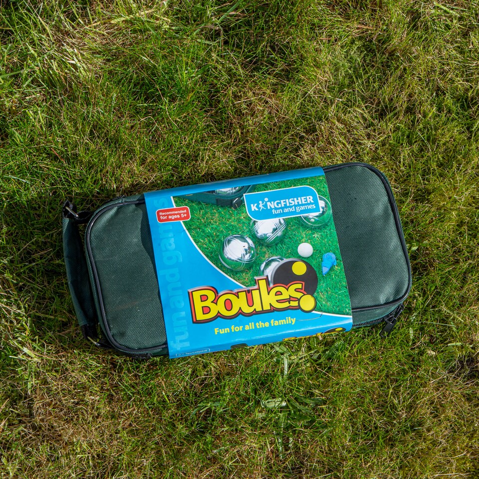 image 1 of Steel French Boules Set Garden Game with Carry Case