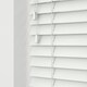 image 2 of 90cm Ultra White Wooden Venetian Blinds With Strings (130cm drop) | White | White