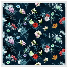 Roses & other bright flowers (Picutre Frame) White | L