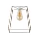 image 1 of ValueLights Susie Pair of Glass Pendant Lantern Gold Lamp Shades | Gold