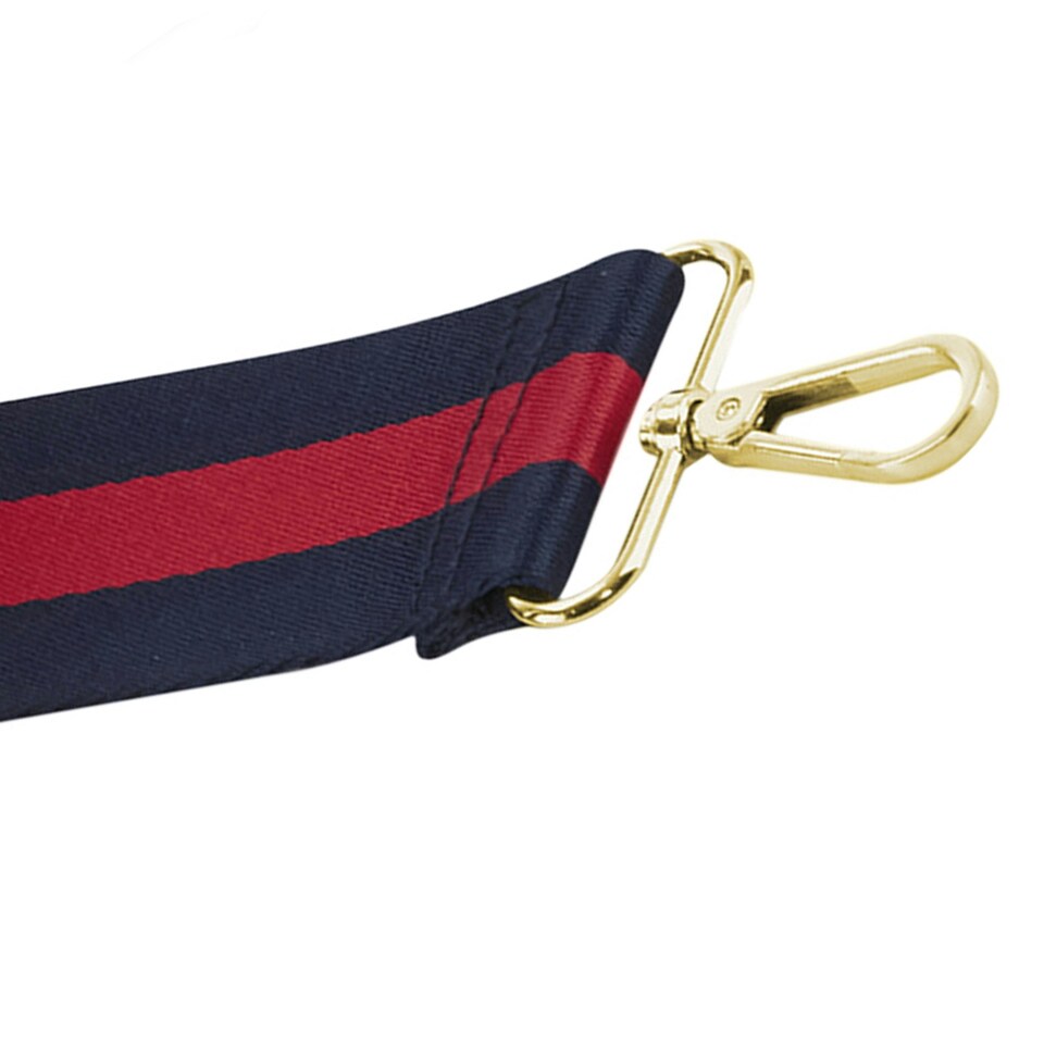 image 1 of Bagbase Adjustable Bag Strap - Navy/Red - One Size Blue