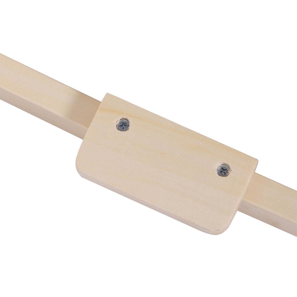 image 1 of HOMCOM Kids Children Plush Rocking Horse Wooden Base Ride On Toy Rocker with Handle Grip Traditional Toy Fun Gift for Age 3 Plus (Brown)