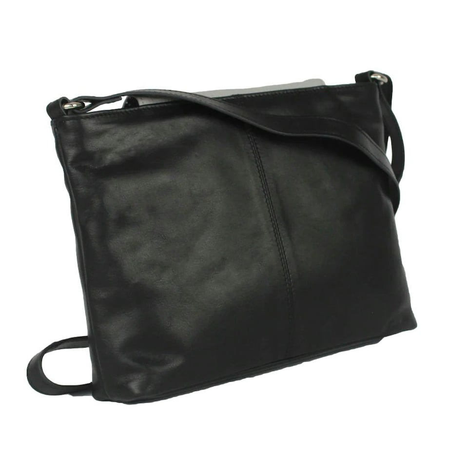 image 1 of Eastern Counties Leather Lydia Handbag - Black/Grey - One Size Black