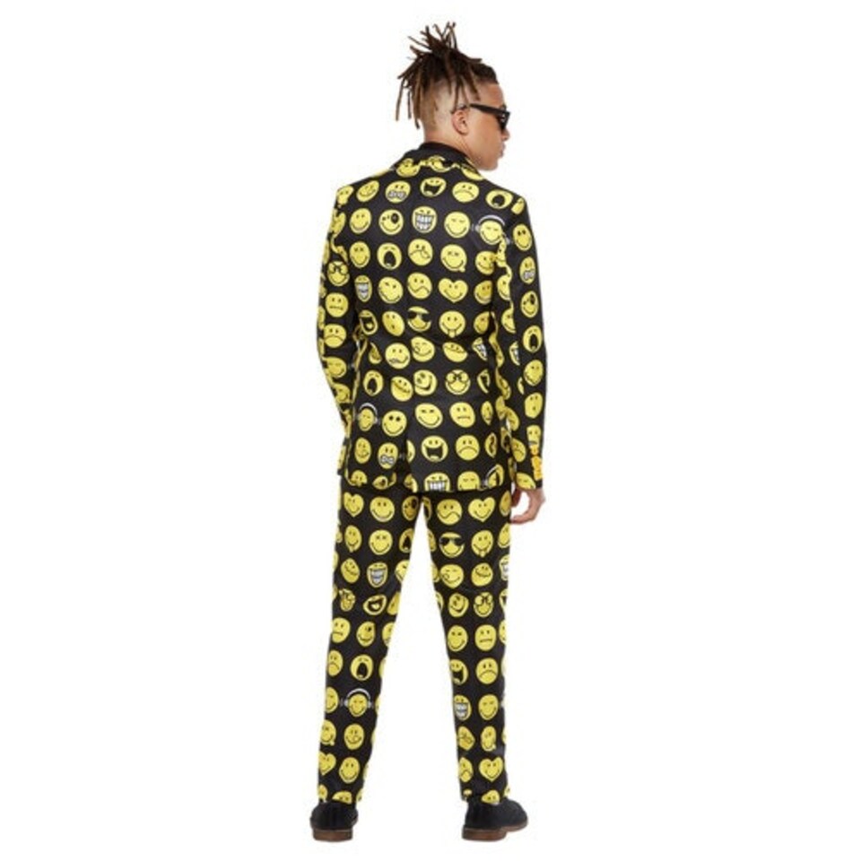 image 1 of Smiley Stand Out Suit Fancy Dress Costume Adult Mens Medium Multi | M