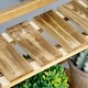 image 8 of Outsunny Flower Stand Plant Display Rack 3-Tier Foldable Wood Garden Patio