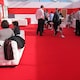 image 5 of 10 Metres Deluxe Exhibition Quality Ribbed Heavy Duty Red Carpet Runner 1 Metre Wide