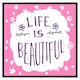 image 2 of Life is beautiful (Picture Frame) Brown | M