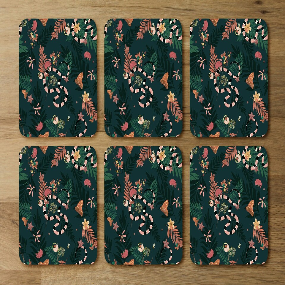 image 1 of Beautiful dark forest (Coaster)