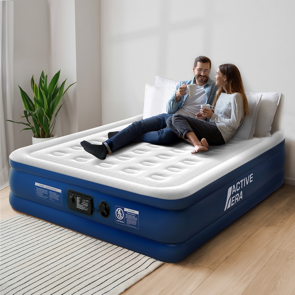image 1 of Active Era King Size Comfort Lite Air Bed - Grey Navy
