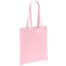 Brand Lab Cotton Long Handle Shopper Bag - Light Pink - One Size Pink