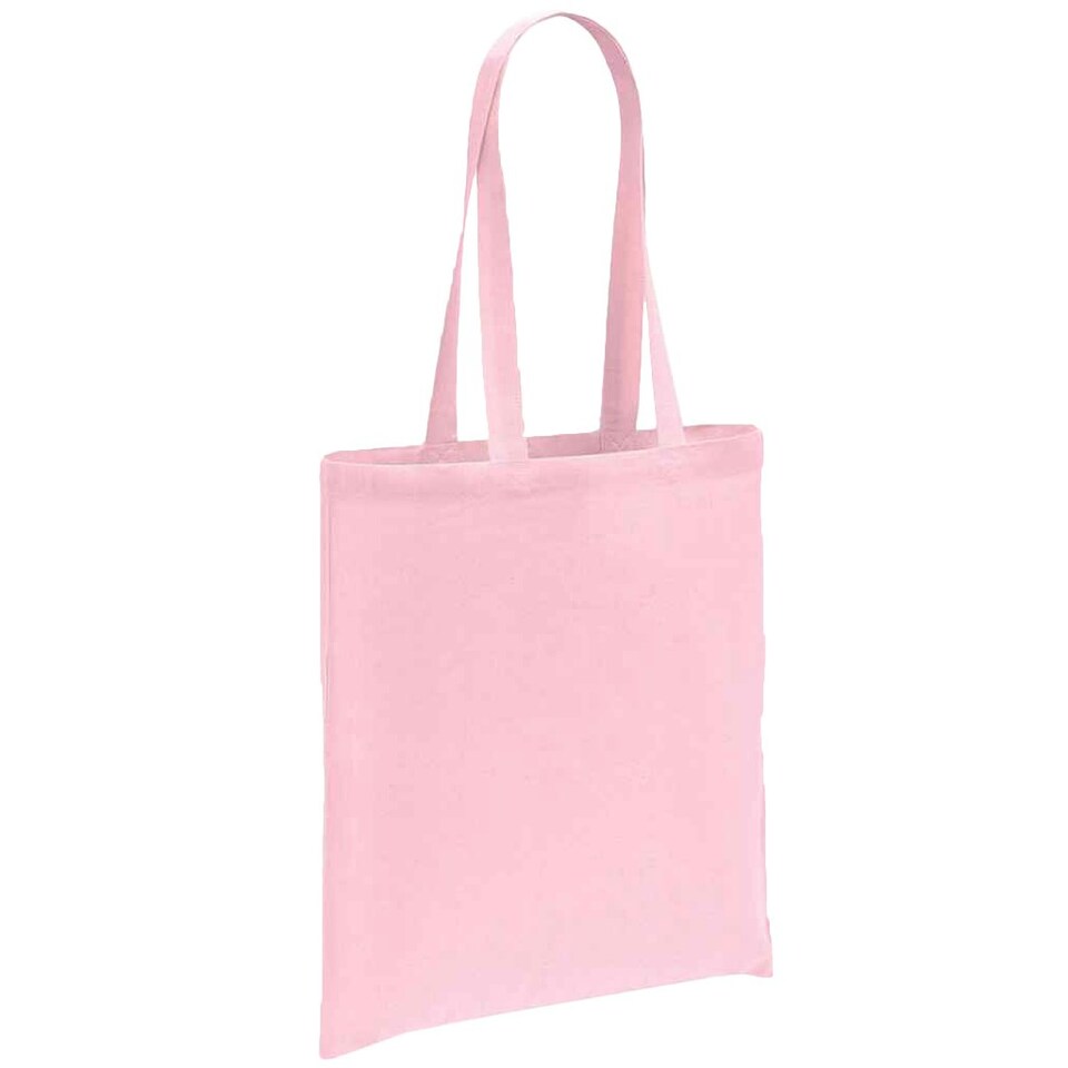Brand Lab Cotton Long Handle Shopper Bag - Light Pink - One Size Pink