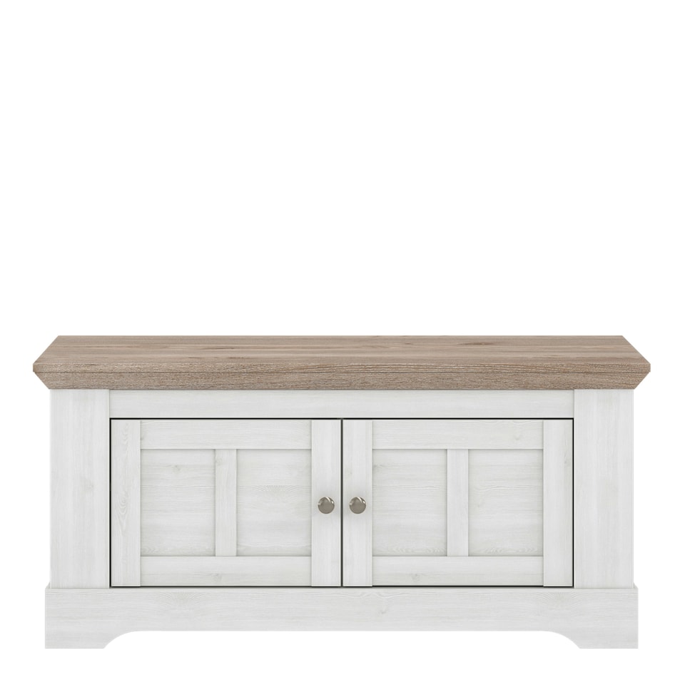 image 1 of Illopa Storage Bench in Oak Nelson/Snowy Oak