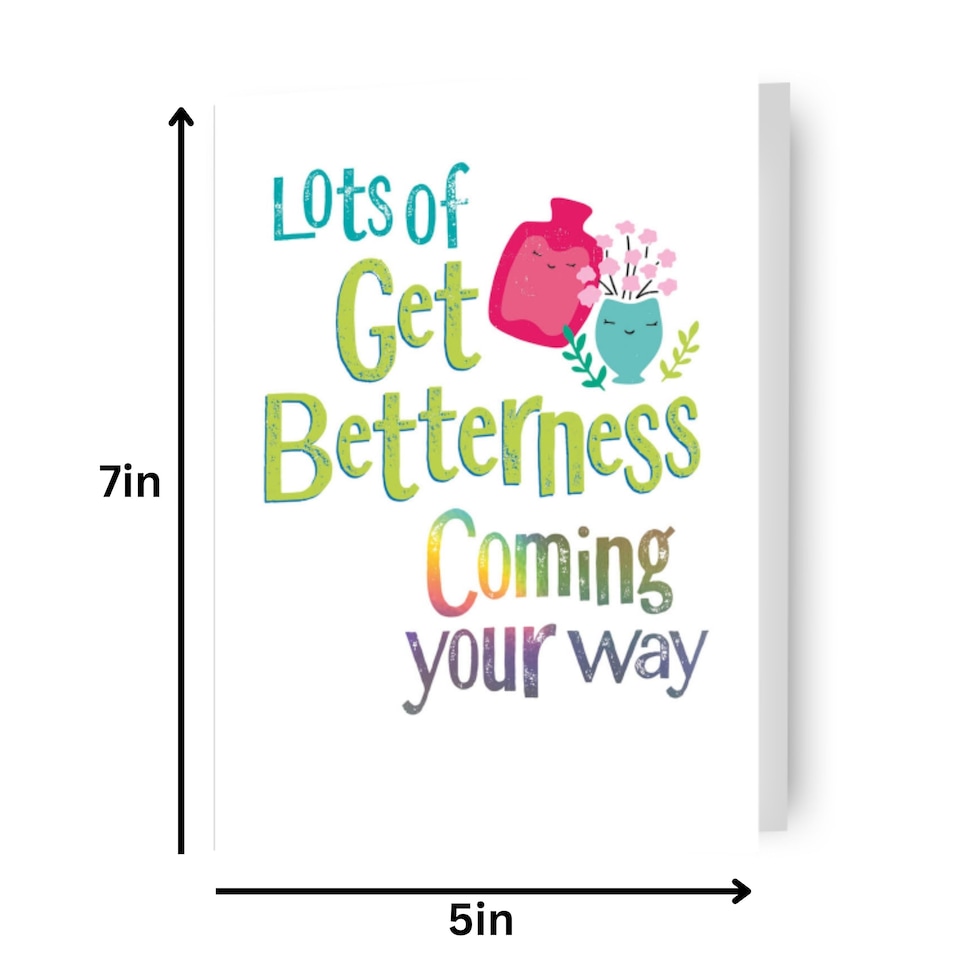 image 1 of Brightside 'Lots of Get Betterness Coming Your Way' Get Well Soon Card