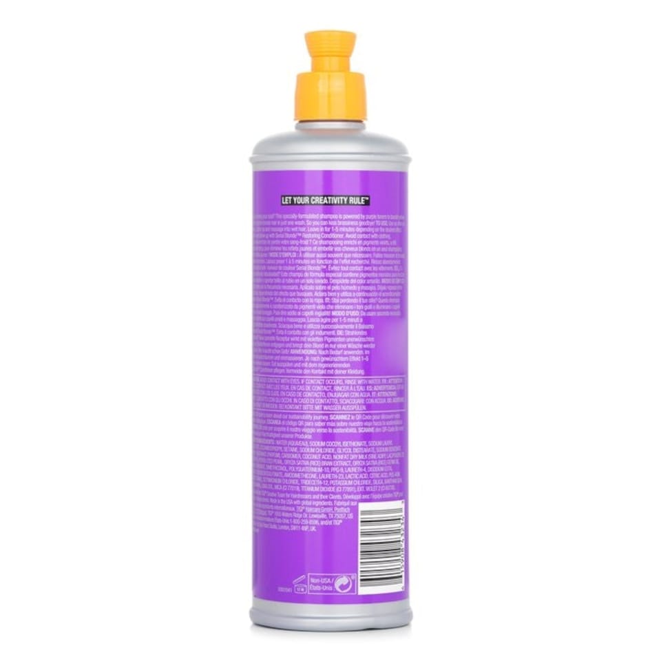 image 1 of Bed Head Serial Blonde Purple Toning Shampoo (For Cool Blondes) - 400 ml/13.53Oz
