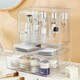 image 2 of Living and Home 3-Tier Transparent Cosmetics Makeup Storage Organizer