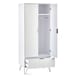 image 2 of Premium Siena 2 Door & 1 Drawer Wardrobe in White
