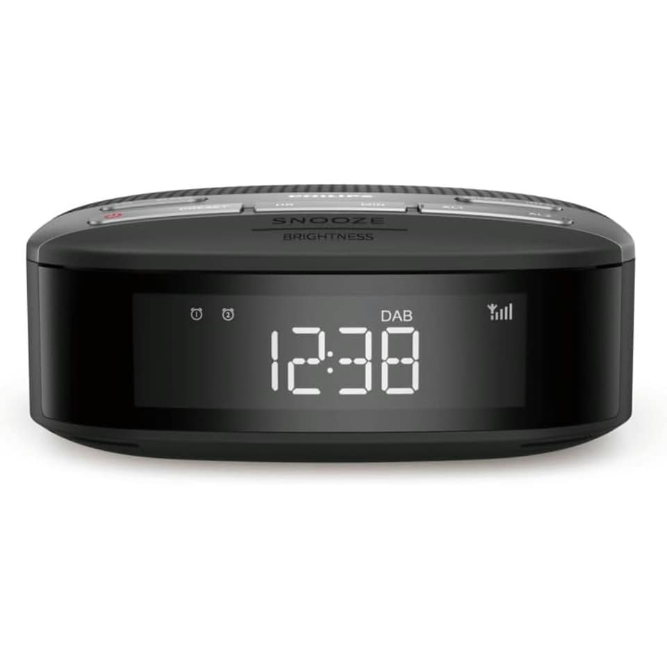 image 1 of Philips TAR3505 FM/DAB/DAB+ Radio Alarm Clock | Black