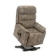 image 3 of Buckingham Dual Motor Electric Rise Recliner Bonded Leather Chair (Stone)