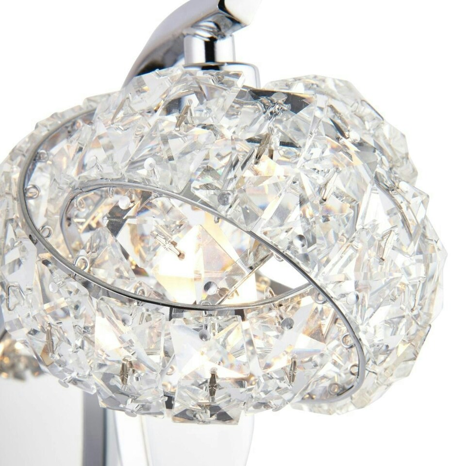 image 1 of Monaco 1 Light Crystal Wall Light