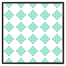 Green uncommon boho chic summer design (Picutre Frame) Black | XS
