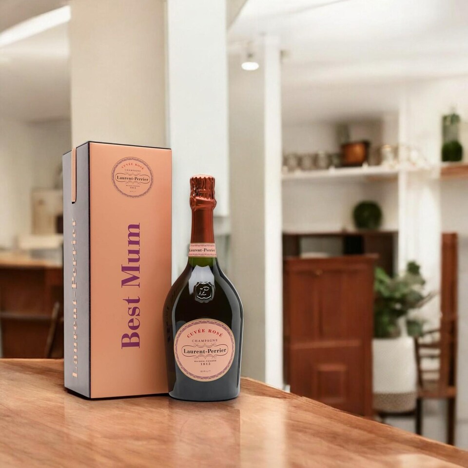 image 1 of Laurent Perrier Rose Best Mum Tin Champagne 75cl