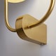 image 5 of Tropic II Modern Wall Lamp Brass 2xG9 White Shade