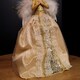 image 7 of 25cm Premier Christmas Tree Topper Angel Decoration with Feather Wings in Gold