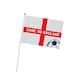 image 1 of Hootyballoo Come On England Polyester Small Waving Flags - Pack of 6