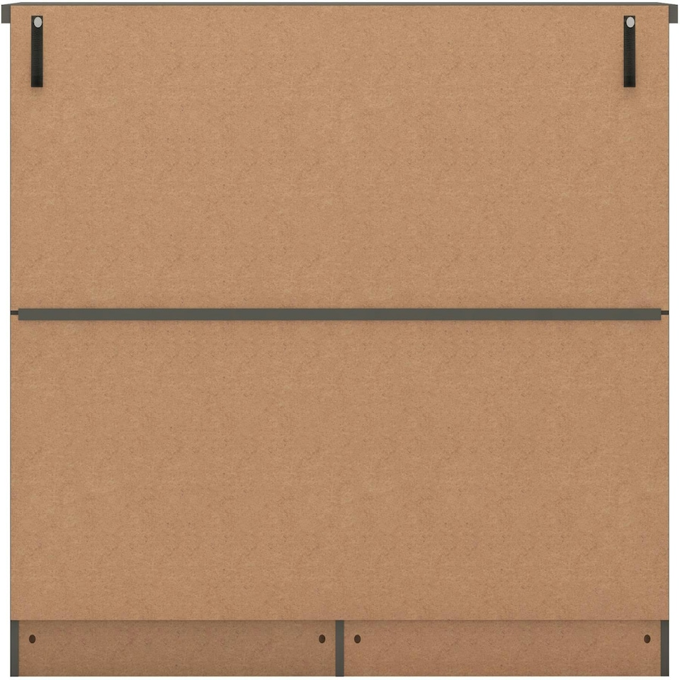 image 1 of Nevada 6 Drawer Chest Grey | 3D Effect Grey