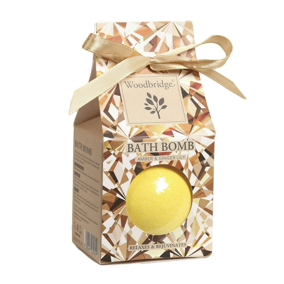 Woodbridge Bath Bomb Amber & Ginger Lily 140g