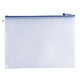 image 1 of Pack of 12 A3 Blue Zip Strong Mesh Bags - Tough Waterproof Storage