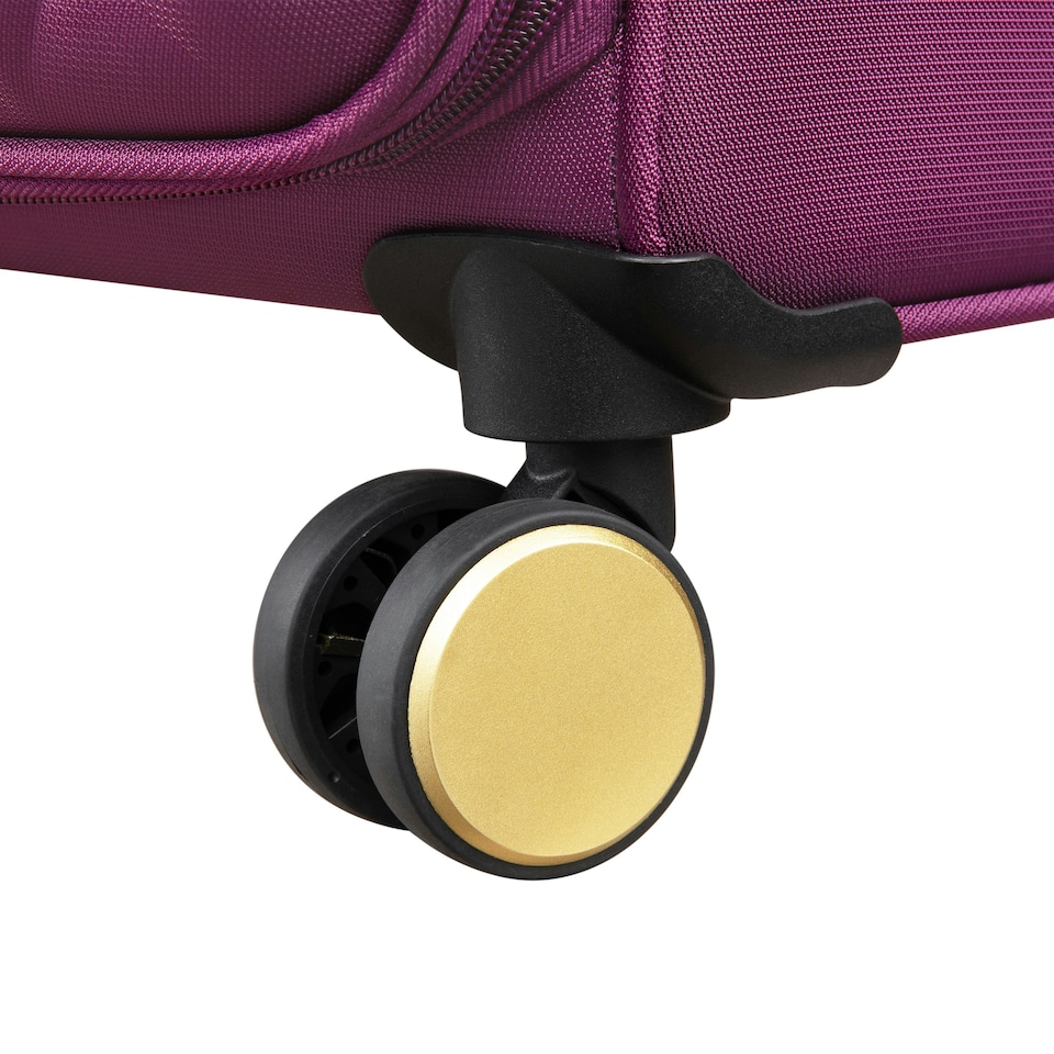 image 1 of IT Luggage Glimmering Amaranth Expandable 3pc Suitcase Set with TSA Lock Purple