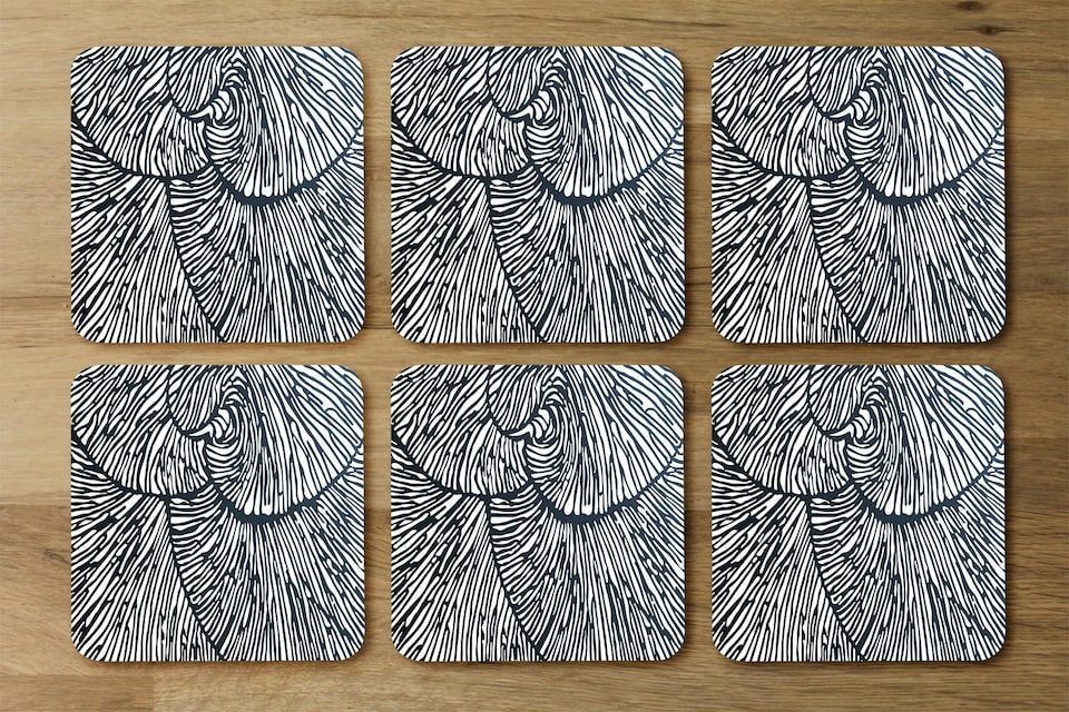 image 1 of Biophilic design with natural analogues texture (Coaster)