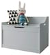 image 5 of Lola Toy Box Storage Organiser in Classic White | Grey | 1