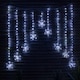image 5 of 1.2m x 1.2m FlexiBrights Christmas Snowflake Curtain Lights with 267 White LEDs