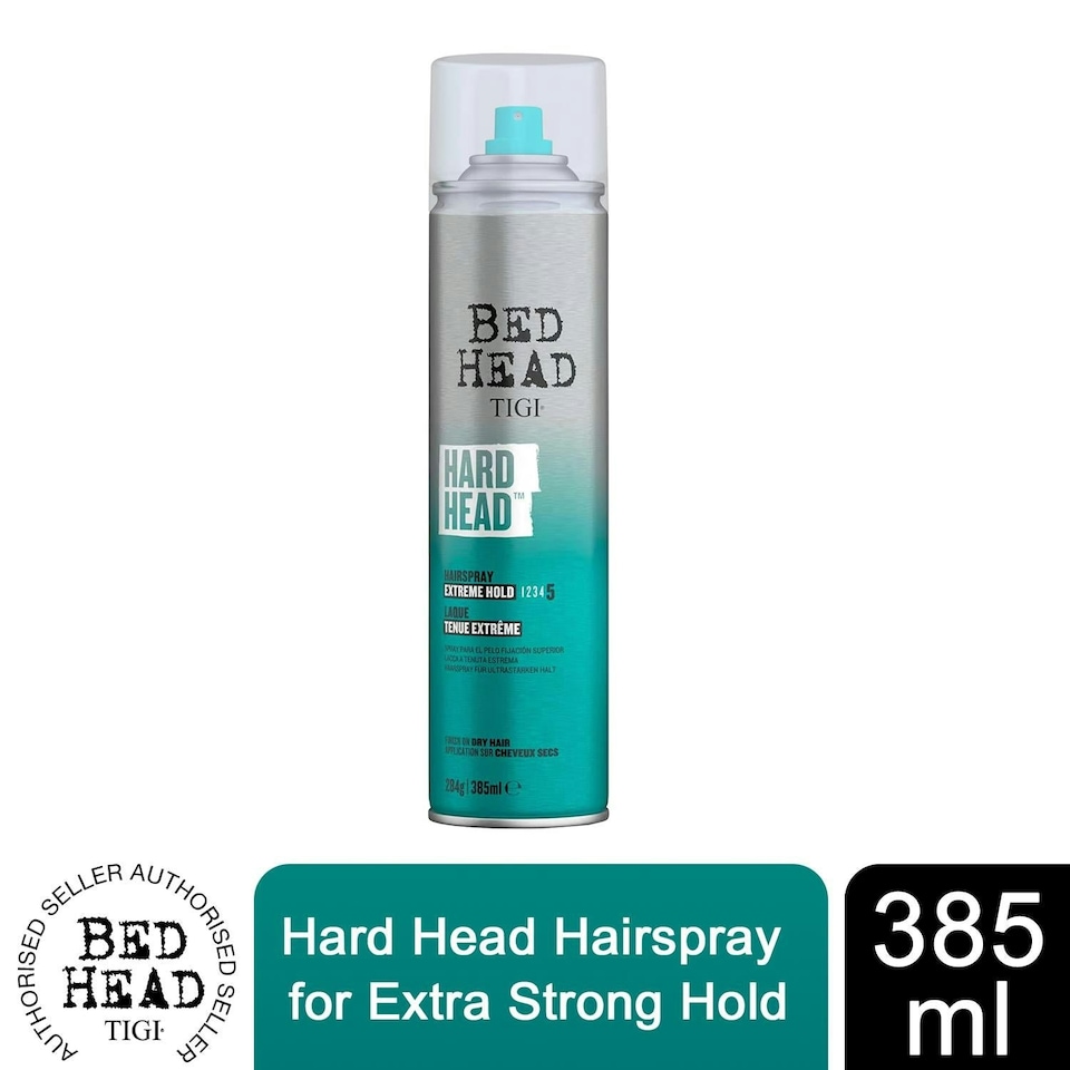 image 1 of Bed Head by Tigi Hard Head Hairspray For Extra Strong Hold 5, 385ml