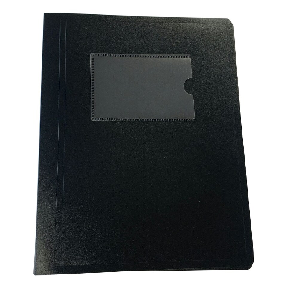image 1 of A5 Black Flexible Cover 10 Pocket Display Book