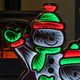 image 5 of 65cm Infinity Standing Snowmen Family on Metal Base with White, Red & Green LEDs