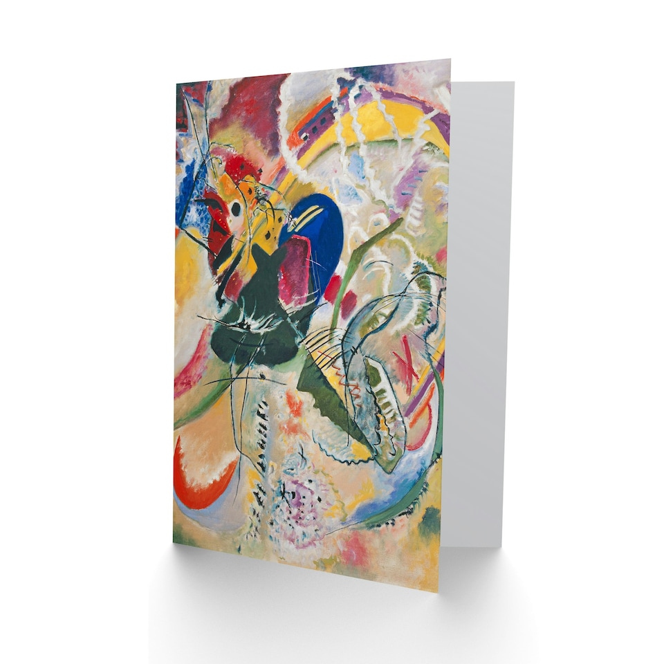 image 1 of Wassily Kandinsky Art Card Improvisation 35 Colourful Abstract