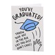 image 4 of Graduation/Congratulations Card for Him/Her/Friend | Throw Your Hat In The Air Design