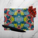 image 2 of Tribal Pattern Ethnic Glass Chopping Board | Multi