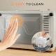 image 8 of HOMCOM Mini Oven 9L Countertop Toaster Oven with Timer Control 750W Cream