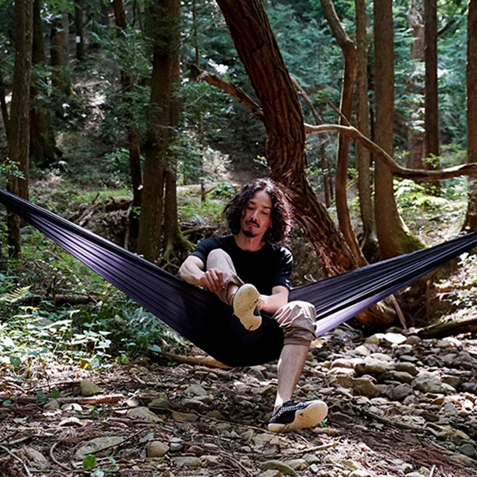 image 1 of Sub 6 Hammock - Ultralight Compact Travel Hammock | Grey | Grey