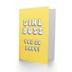 image 2 of Bold Simple Girl Boss You Go Lady Woman Her Birthday Card