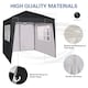 image 3 of MCC Direct 2X2 Pop up Red Gazebo with Sides | Red | Red